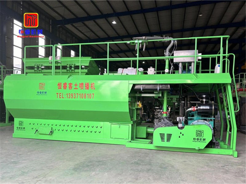 喷播机春季开工先“体检”，高效率运转第一步