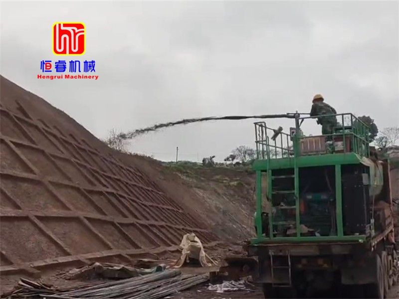 恒睿喷播机全流程标准化操作，筑牢生态施工安全防线